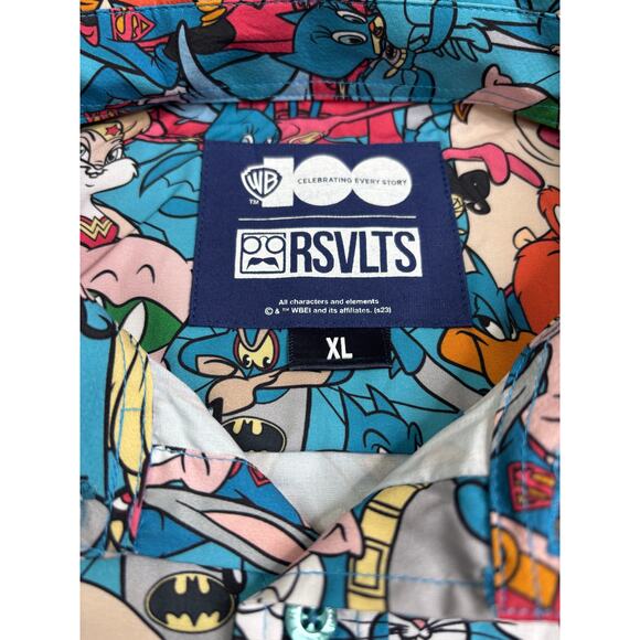 RSVLTS WB Looney Tunes Men's Button Up Shirt, XL - Picture 3 of 3